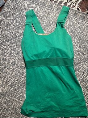 Lululemon Green Tank Top